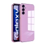 Чехол накладка Silicone Adds 6D для Samsung Galaxy S24 FE​ розовый