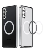 Чехол Metal Glass для Samsung Galaxy S25+ с металлическим кольцом и дополнительной защитой на камеру