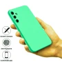 Чехол - накладка Silicone Cover Full для Samsung Galaxy A16 черный