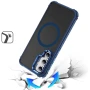Матовий чохол – накладка Dual Color Camera Stand для Samsung Galaxy S24 FE чорний