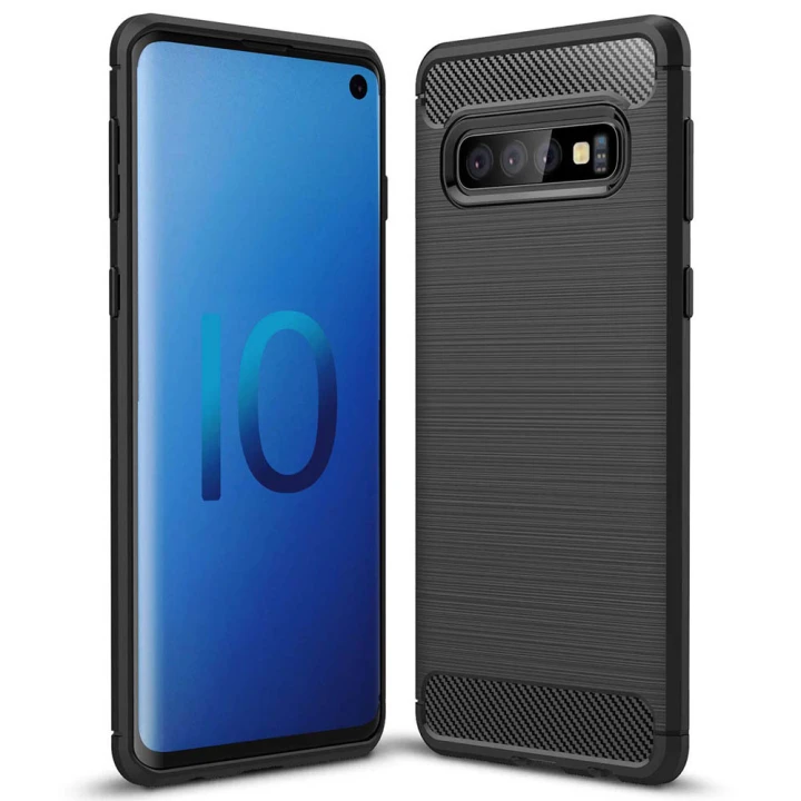 Чохол накладка Polished Carbon для Samsung Galaxy S10