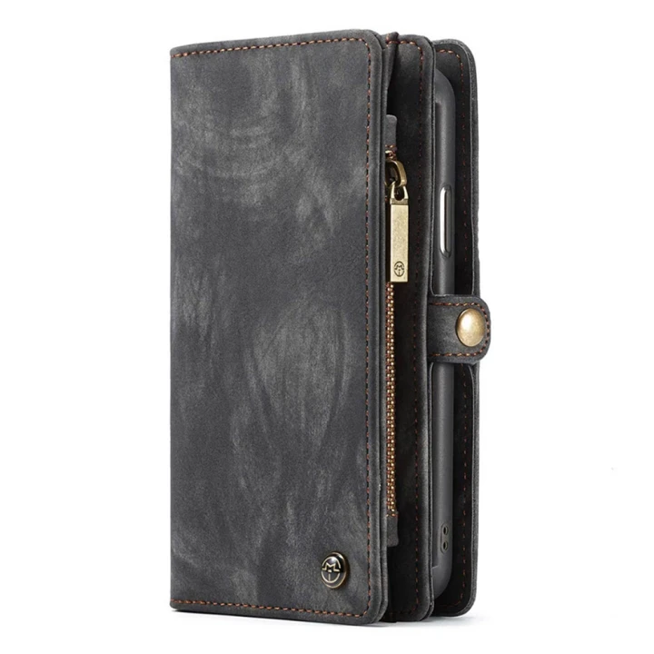 Чохол-гаманець CaseMe Retro Leather для Samsung Galaxy S21 Plus, Black