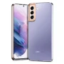 Прозрачный силиконовый чехол накладка Oucase для Samsung Galaxy S21 Plus, Transparent