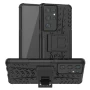 Бронированный чехол Armored Case для Samsung Galaxy S21 Ultra красный