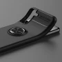Чохол Auto Focus 360 Rotating Ring для Samsung Galaxy S21 чорний з синім