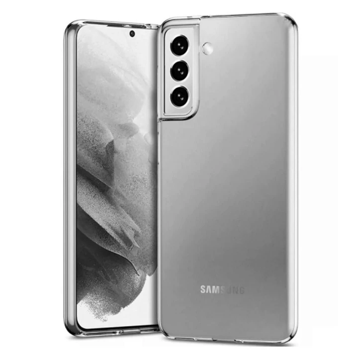 Прозрачный силиконовый чехол накладка Oucase для Samsung Galaxy S21, Transparent