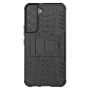 Бронированный чехол Armored Case для Samsung Galaxy S22 5G зелёный