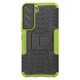 Бронированный чехол Armored Case для Samsung Galaxy S22 5G зелёный