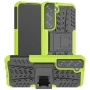 Бронированный чехол Armored Case для Samsung Galaxy S22 5G зелёный