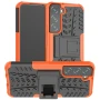 Бронированный чехол Armored Case для Samsung Galaxy S22 5G зелёный