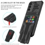 Чехол-накладка Armor Case with Card Slot для Samsung Galaxy S22 Plus 5G чёрный