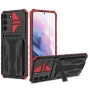 Чехол-накладка Armor Case with Card Slot для Samsung Galaxy S22 Plus 5G чёрный