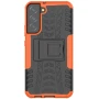 Бронированный чехол Armored Case для Samsung Galaxy S22 Plus 5G зелёный