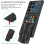 Чехол-накладка Armor Case with Card Slot для Samsung Galaxy S22 Ultra 5G чёрный