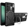 Чехол накладка Omeve Magnetic Ring для Samsung Galaxy S23 FE красный
