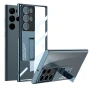 Чохол-накладка GKK Glass Stand для Samsung Galaxy S23 Ultra срібний