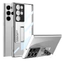 Чохол-накладка GKK Glass Stand для Samsung Galaxy S23 Ultra срібний