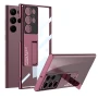 Чохол-накладка GKK Glass Stand для Samsung Galaxy S23 Ultra срібний