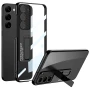 Чохол-накладка GKK Glass Stand для Samsung Galaxy S23 Plus сріблястий