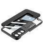 Чохол-накладка GKK Glass Stand для Samsung Galaxy S23 Plus сріблястий