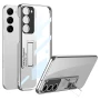 Чохол-накладка GKK Glass Stand для Samsung Galaxy S23 Plus сріблястий
