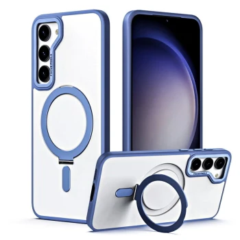 Чехол - накладка Magsafe Magnetic Ring для Samsung Galaxy S23 Plus с магнитным кольцом