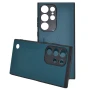 Кожаный чехол - накладка CODE Tactile Experience для Samsung Galaxy S24 Ultra жёлтый