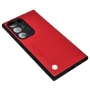 Кожаный чехол - накладка CODE Tactile Experience для Samsung Galaxy S24 Ultra жёлтый