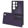 Кожаный чехол - накладка CODE Tactile Experience для Samsung Galaxy S24 Ultra жёлтый