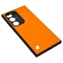 Кожаный чехол - накладка CODE Tactile Experience для Samsung Galaxy S24 Ultra жёлтый