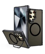 Матовий чохол – накладка Dual Color Camera Stand для Samsung Galaxy S25 Ultra