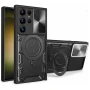 Чехол накладка Omeve Magnetic Ring для Samsung Galaxy S24 Ultra красный