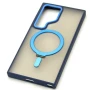 Чохол - накладка Magsafe Magnetic Ring для Samsung Galaxy S24 Ulta з магнітним кільцем зелений