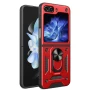 Чехол-накладка Robot Case with Ring для Samsung Galaxy Flip5 красный