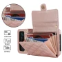 Чохол - кошелек Lingge Wallet для Samsung Galaxy Flip4 с быстрым возвратом и защитой RFID красный