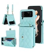 Чохол - кошелек Lingge Wallet для Samsung Galaxy Flip4 с быстрым возвратом и защитой RFID