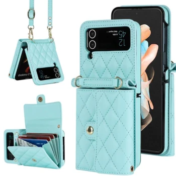 Чохол - кошелек Lingge Wallet для Samsung Galaxy Flip4 с быстрым возвратом и защитой RFID