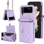 Чохол - кошелек Lingge Wallet для Samsung Galaxy Flip4 с быстрым возвратом и защитой RFID красный