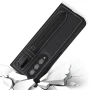 Шкіряний чохол-накладка Pola Pen Holder для Samsung Galaxy Fold3, Black
