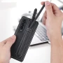 Шкіряний чохол-накладка Pola Pen Holder для Samsung Galaxy Fold3, Black
