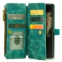 Чохол - гаманець CaseMe Retro Leather для Samsung Galaxy Fold4, Green