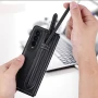 Шкіряний чохол-накладка Pola Pen Holder для Samsung Galaxy Fold4, Black