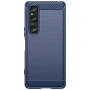 Чехол-накладка Carbon для Sony Xperia 1 VI синій