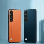 Шкіряний чохол - накладка CODE Tactile Experience для Sony Xperia 1 VI м'ятний