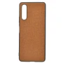 Чохол накладка New Textile leather Cаse для Sony Xperia 1 V коричневий