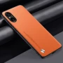 Кожаный чехол - накладка CODE Tactile Experience для Sony Xperia 5 V оранжевый