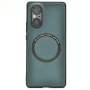 Кожаный чехол - накладка Leather Hybrid Case для Sony Xperia 5 V с металлической вставкой