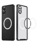 Чохол накладка Metal Glass для Sony Xperia 5 V з металевим кільцем та додатковим захистом на камеру