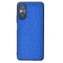 Чехол накладка New Textile leather саse для Sony Xperia 5 V синий