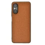 Чехол накладка New Textile leather саse для Sony Xperia 5 V синий